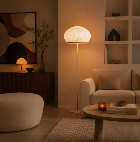 Lampadaire design organique