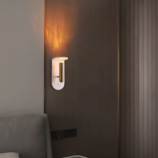 Applique murale nordique LED effet flamme