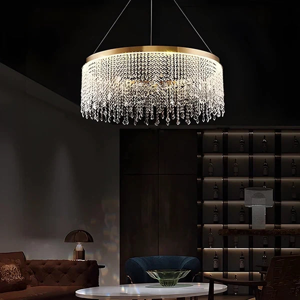 Lustre Prestige, or et cristal