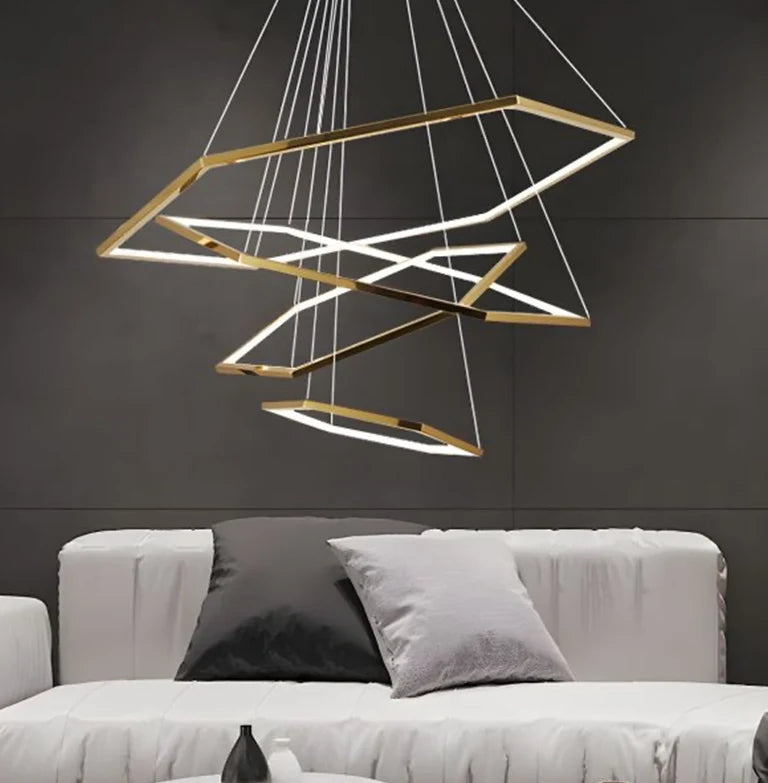 Lustre Hexa-Luxe en situation