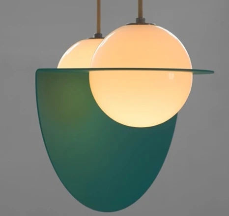 Suspension Laurent 01 turquoise en situation