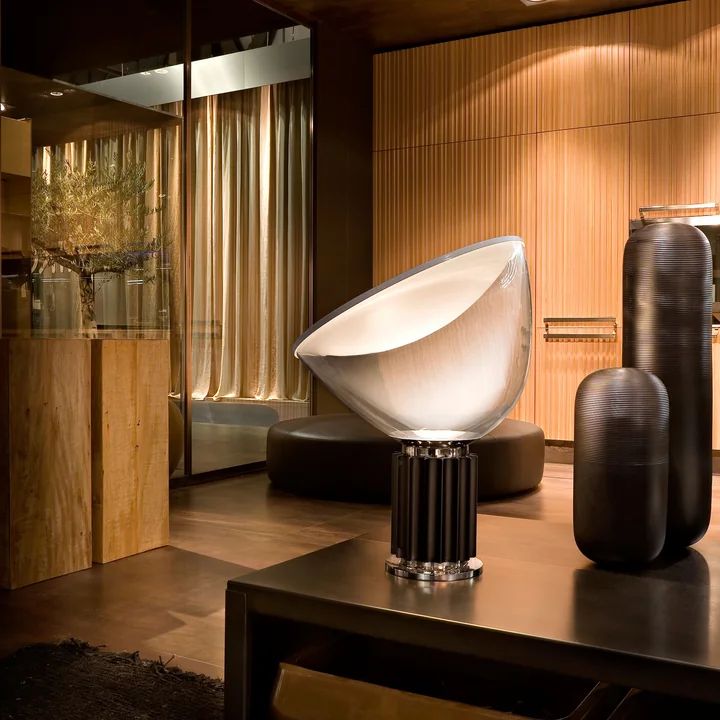 Lampe de table Coupole, blanc mat