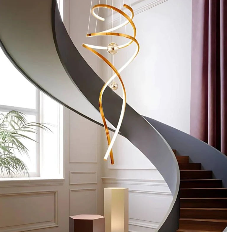 Suspension Spirale Infini, double spirale