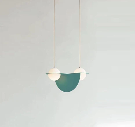Suspension Laurent 01 turquoise, détail