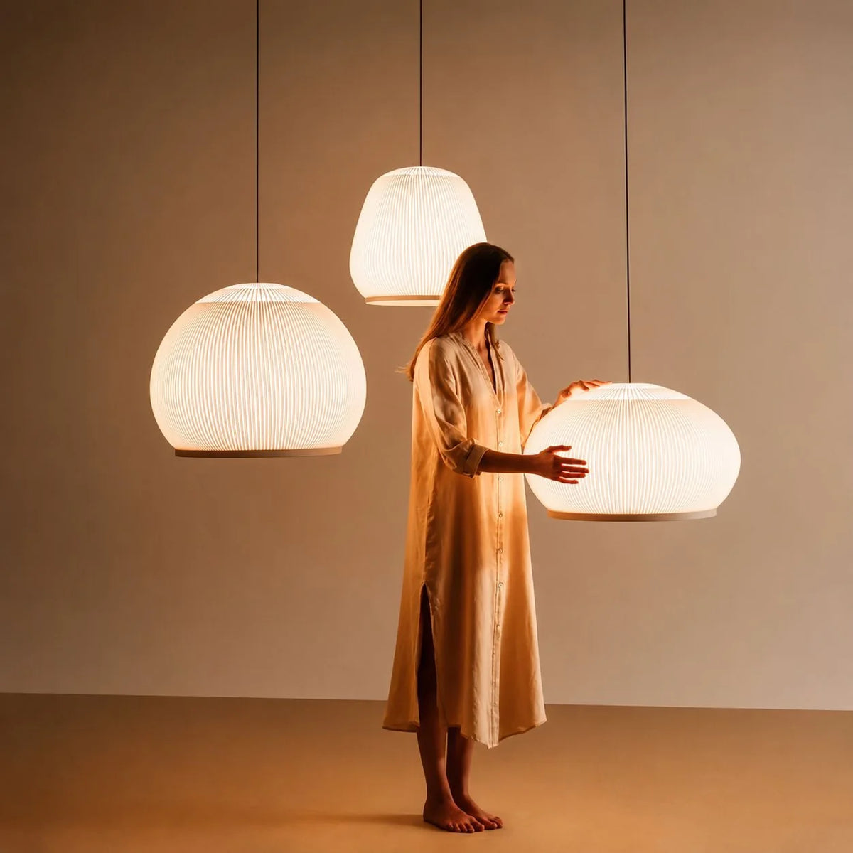 Suspension design organique, lumière