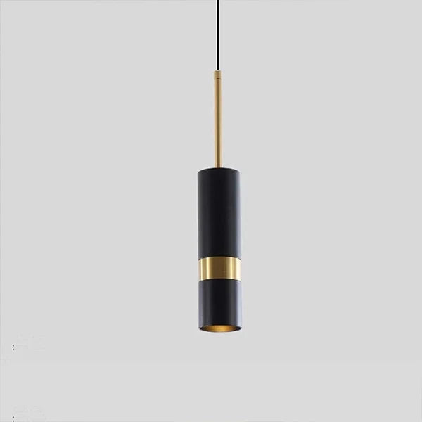 Suspension LED tube cylindrique, lumière