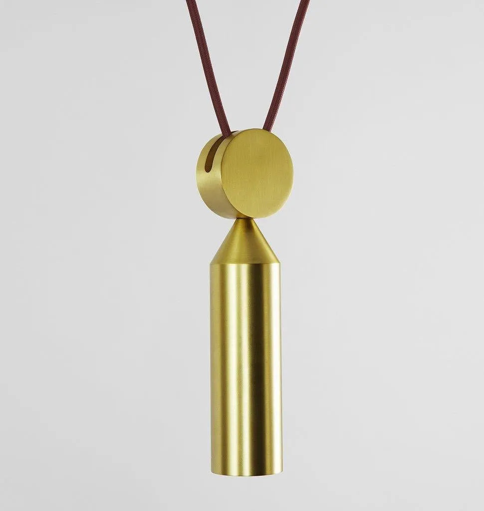 Suspension à poulie contemporaine, détail