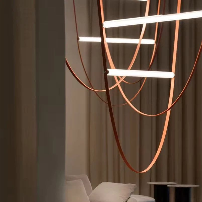 Lustre Vkeid en cuir, structure