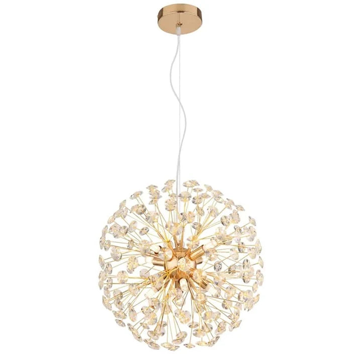 Lustre Lavande doré, vue d'ensemble