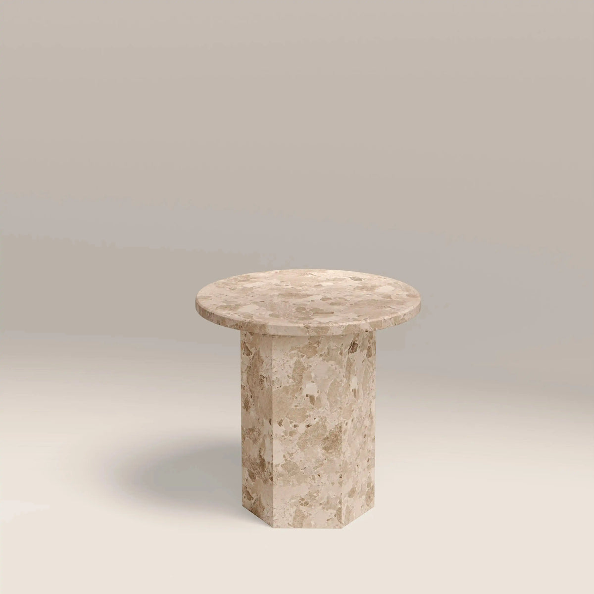 Table d'Appoint Naxos — Marbre Latte