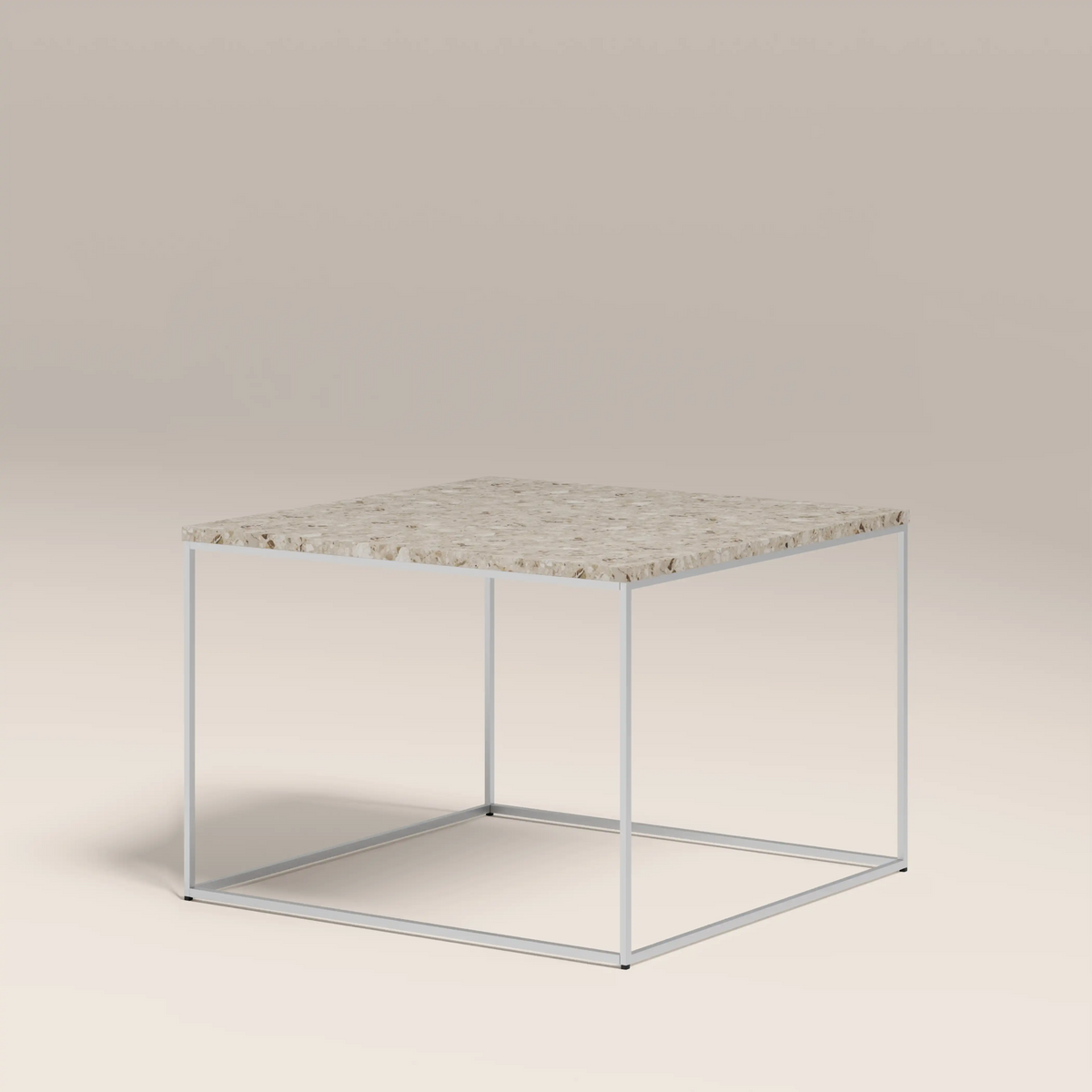 Table d'Appoint Root — Marbre Riverstone en situation