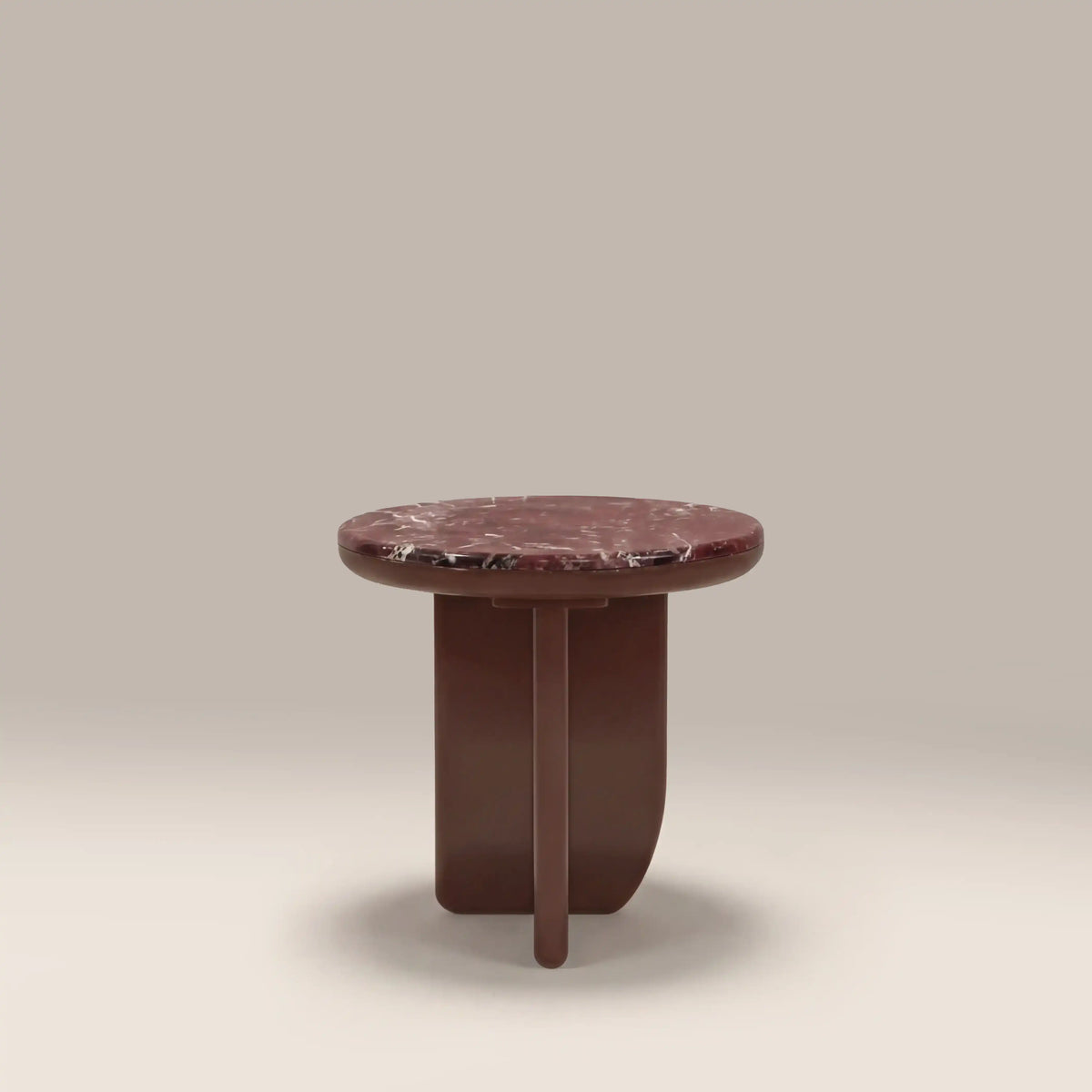 Table d'Appoint Ismea — Marbre Bordeaux