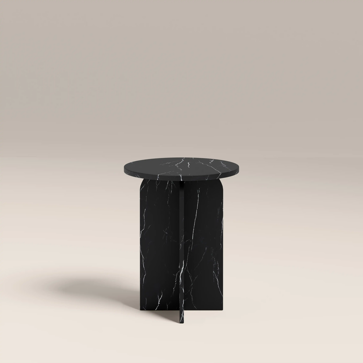 Table d'Appoint Eli — Marbre Noir