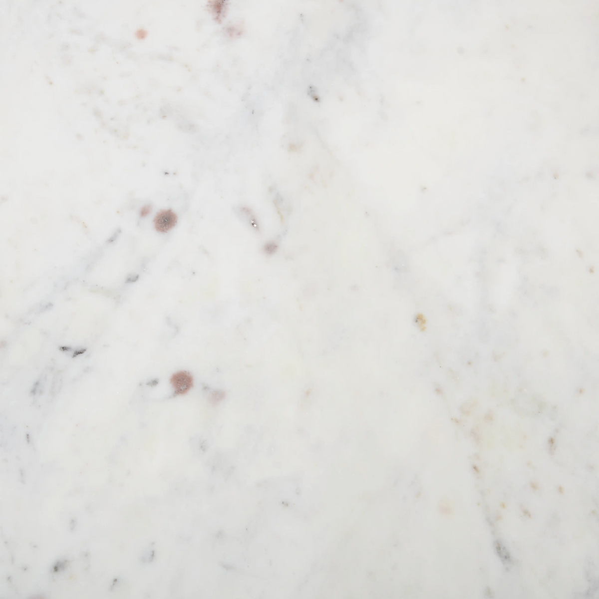 Table d'Appoint Madison — Trio Marbre Blanc & Laiton, détail