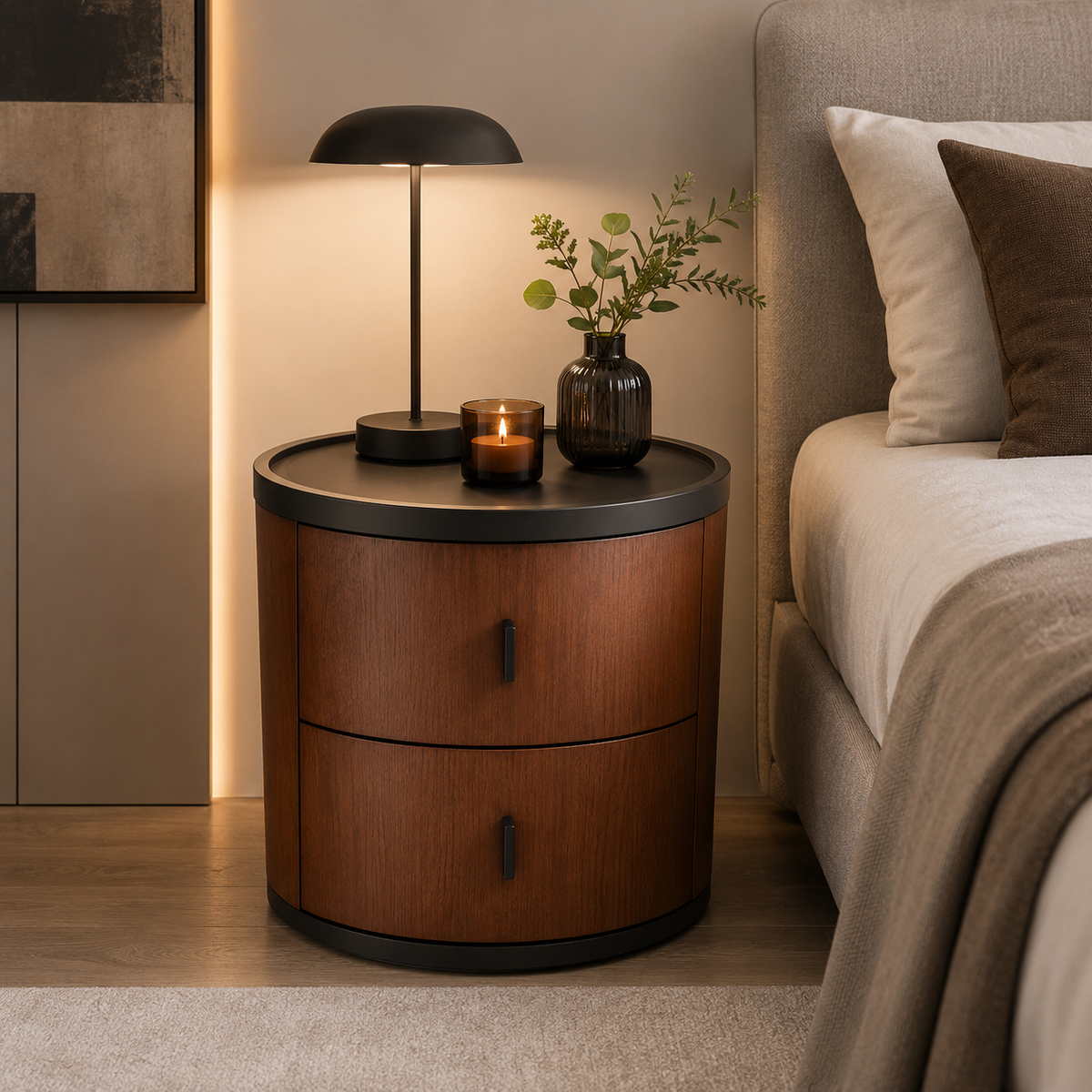 Table de chevet MILANO en situation