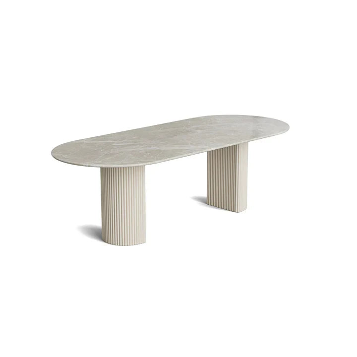 Table Ovale Panna — Marbre en situation