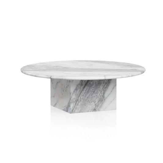 Table Basse Cato — Marbre Arabescato