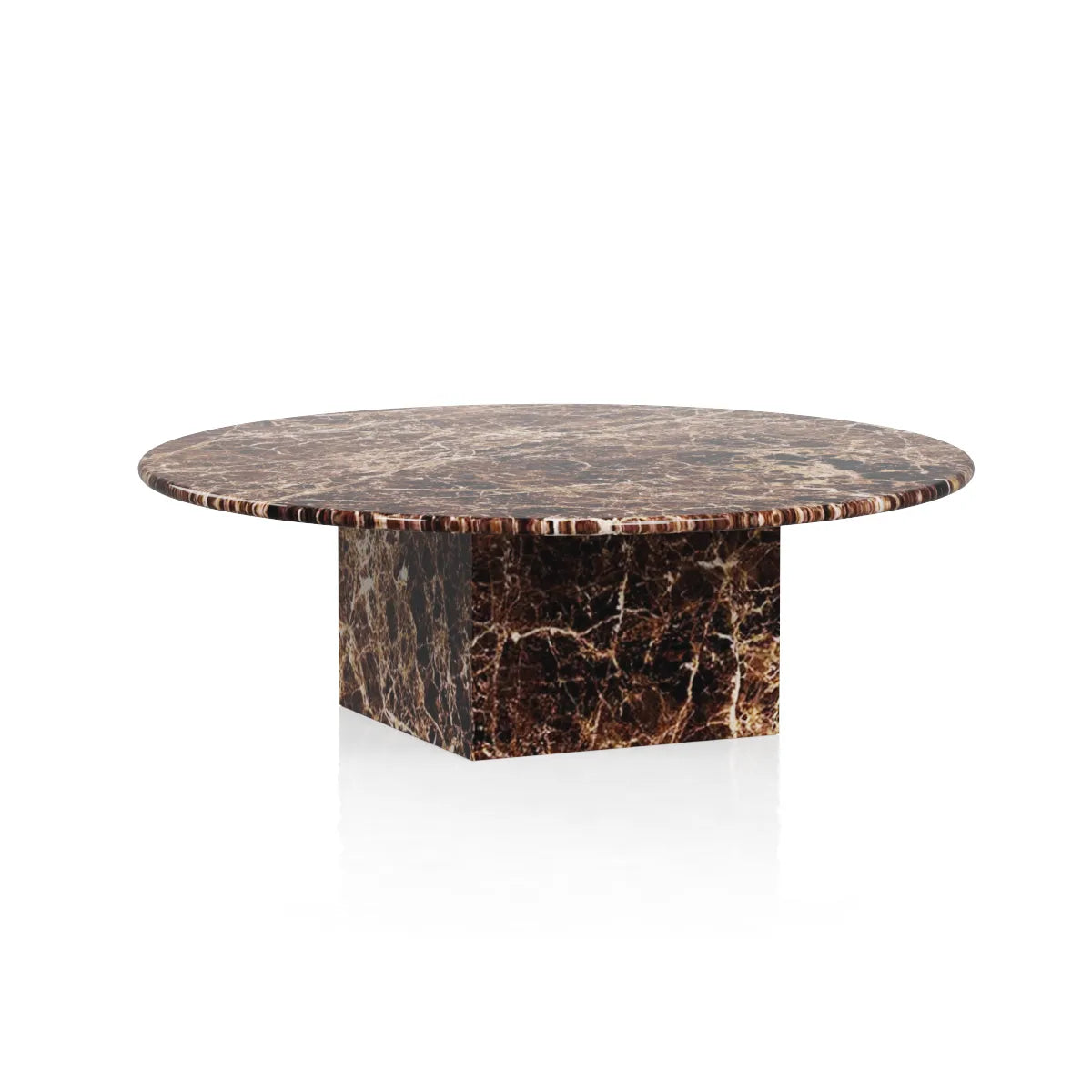 Table Basse Perial — Marbre Marron Imperial