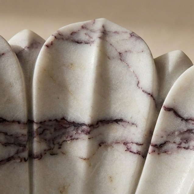 Vasque Coquillage, veinage marbre