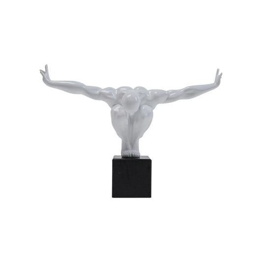 Sculpture décorative Athéna blanc