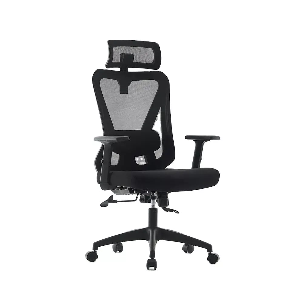 Juan fauteuil de bureau, détail noir mat