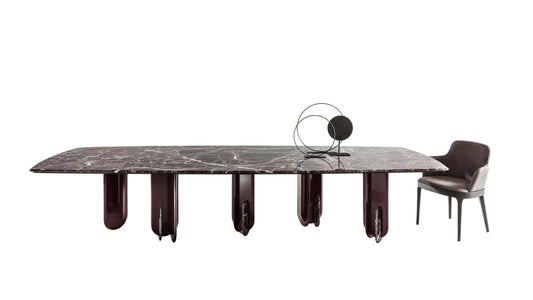 Table à manger Imperia en marbre