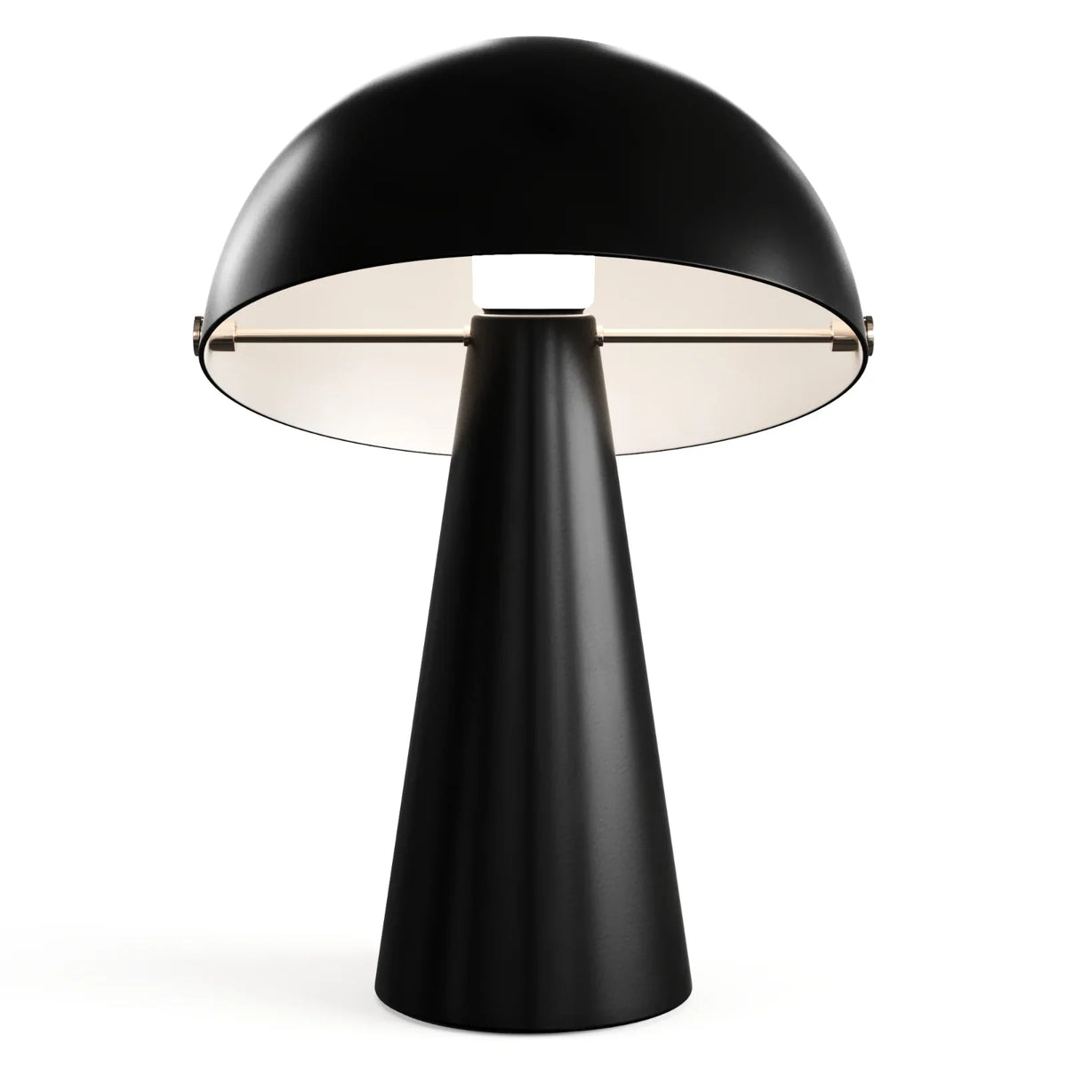 Lampe à poser Luna, finition noir mat