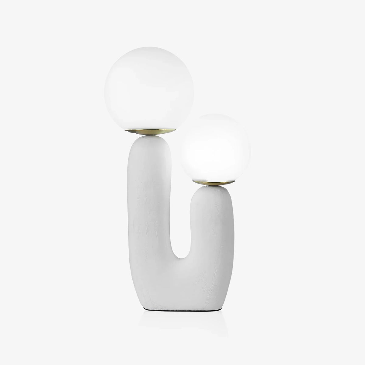 Lampe à poser Orb Duo blanc
